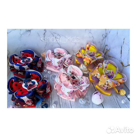 Бантики резинки заколки ободок