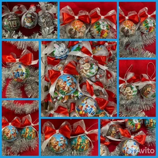 Новогодние шары ручная роспись