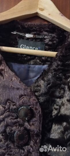 Шуба искусственная под каракуль 52 54