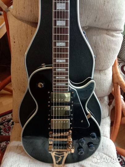 Электрогитар Gibson Les Paul Custom Shred+Фендер