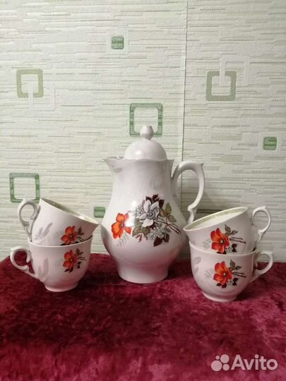 Кувшин и 4 кружки