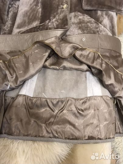 Шуба натуральный мутон