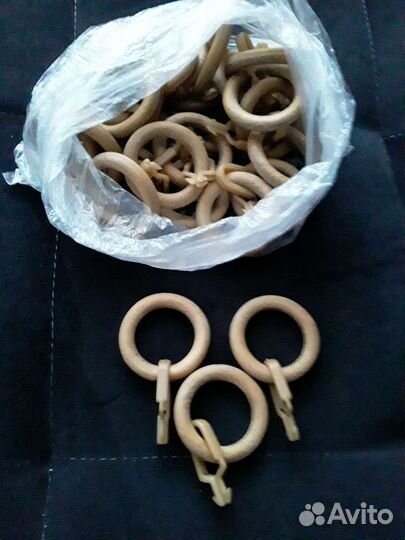 Кольца с крючками для штор