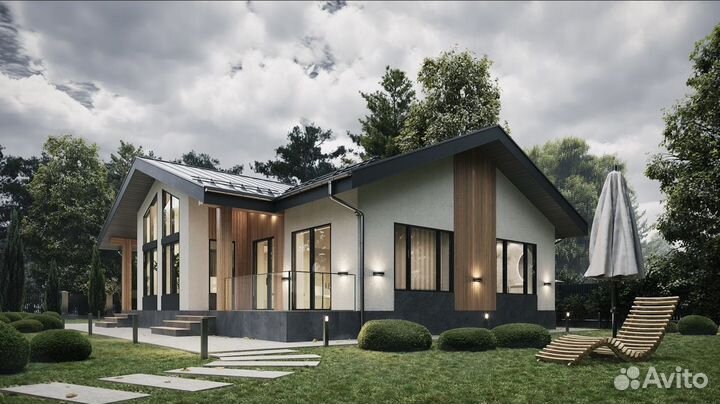 Дом 173м² на участке 7сот