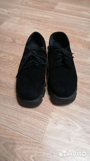 Туфли замшевые, школьная форма