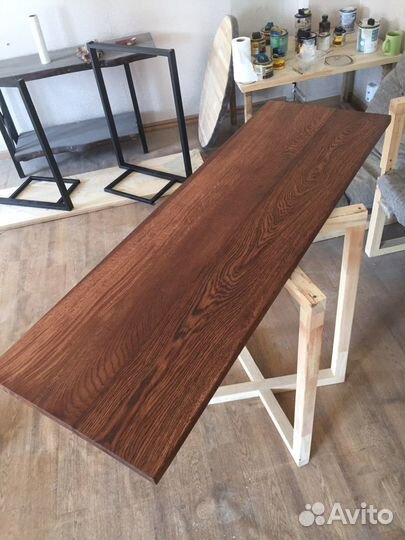 Столешница из дуба в ванную