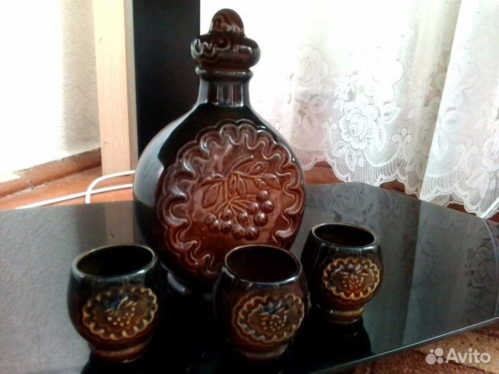 Графин и рюмки СССР