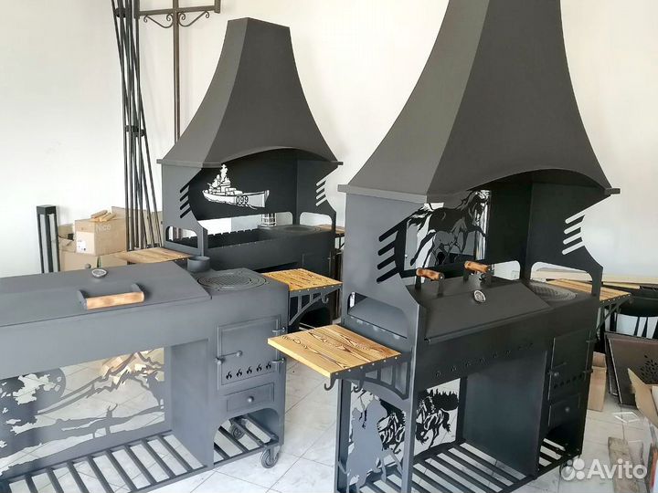 Мангалы с вытяжкой