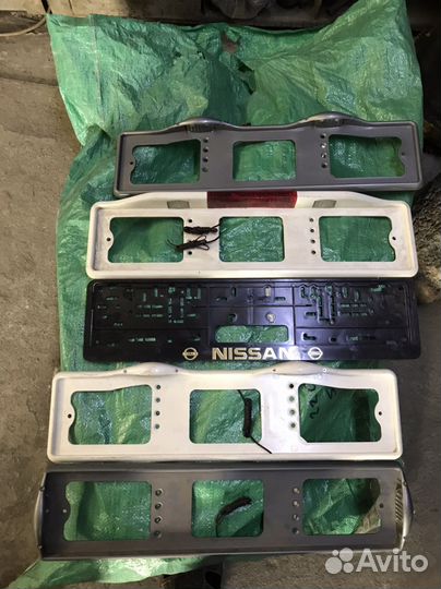 Номерные рамки с подсветкой