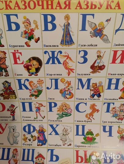 Азбука Плакат готовимся к школе
