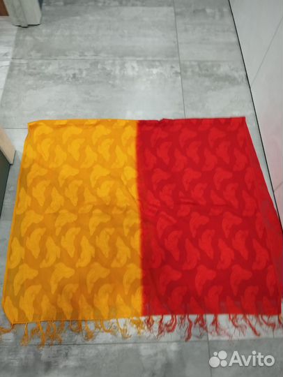 Палантин натуральный шелк