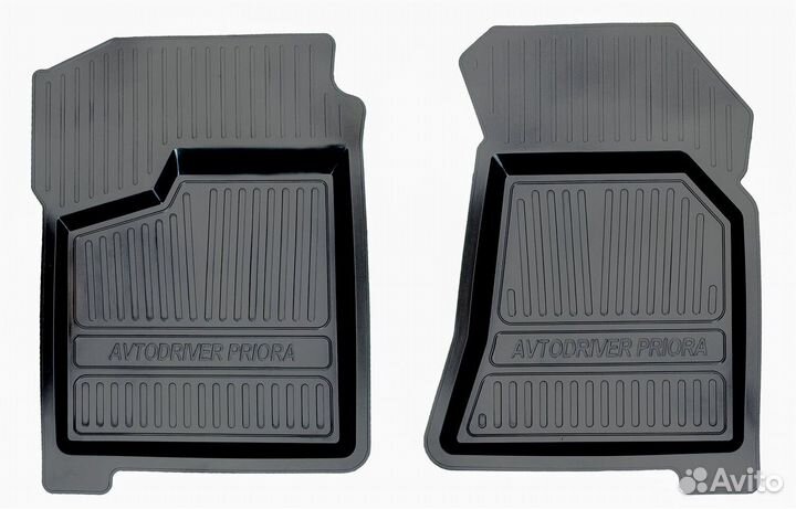 Передние коврики салона Приора