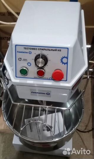 Тестомес спиральный на 60л