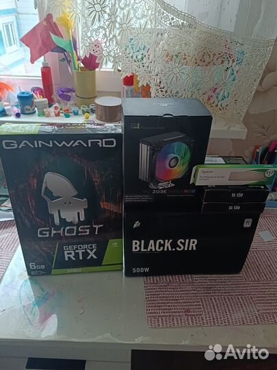 Игровой пк ryzen 5 2600x, ddr4 16gb, rtx 2060