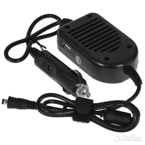 Зарядка в машину для ноутбука 90W +USB 8 разъемов