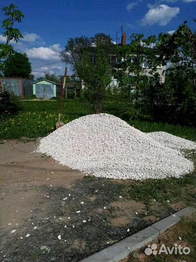 Щебень, песок