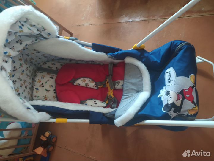 Детские санки коляска бу