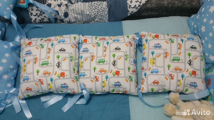 Бортики в кроватку новые