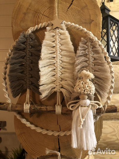 Настенное панно макраме