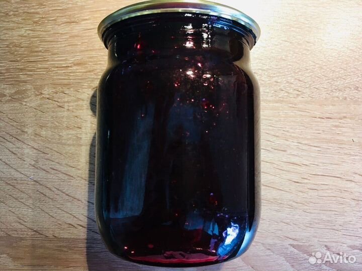 Варенье черная смороди, желе, 640 г, 0,5 л, 2023г