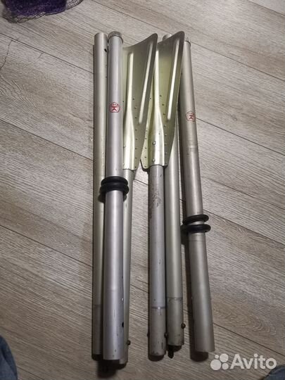 Весла алюминиевые разборные