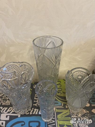 Хрустальная ваза