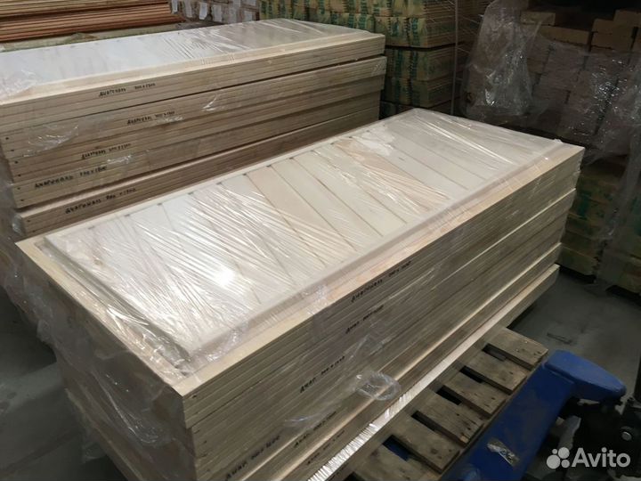 Дверь в баню липовая