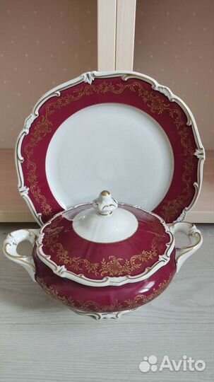 Супница и блюдо Weimar. Германия