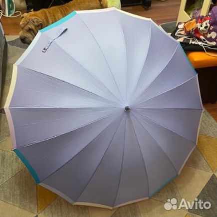 Зонт трость Три Слона 2161 (1121) 16 спиц полуавт