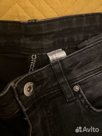 Черные джинсы женские HM скинни, H&M skinny