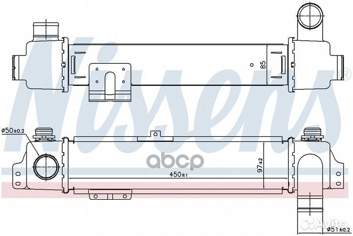 Интеркулер 96384 Nissens