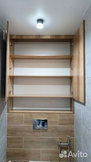 Шкаф над инсталяцией