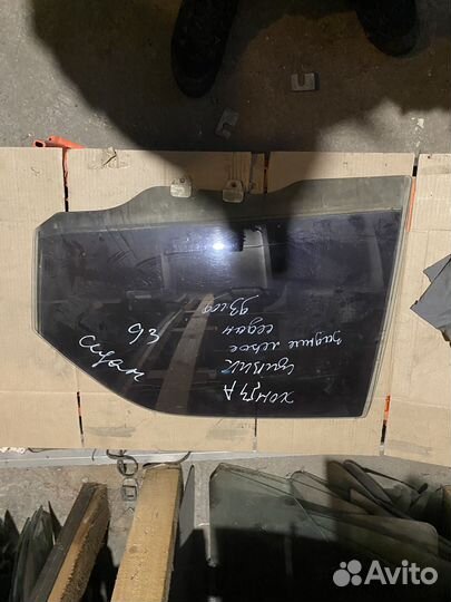 Стекло заднее левое honda civic 4 седан 1993г