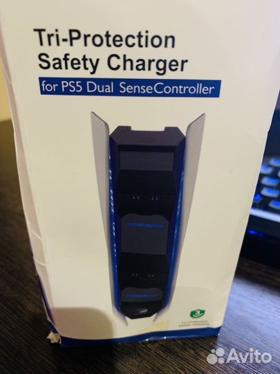 Зарядная станция sony dualsense ps5 (подсветка)