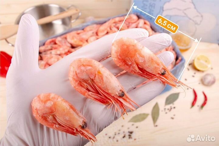 Креветки северные 70-90 шт в килограмме