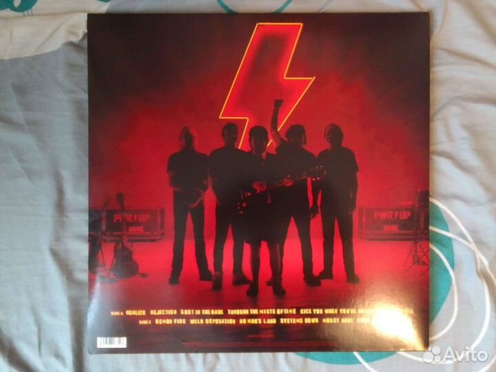 AC/DC power up lp yellow vinyl