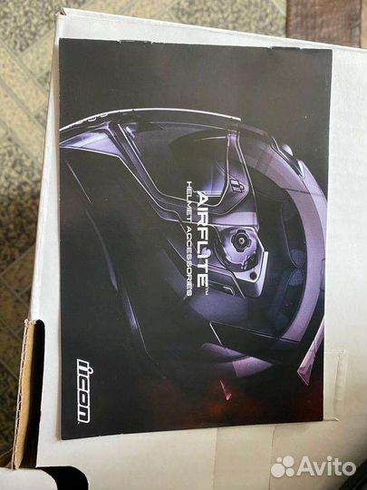 Шлем Icon Airflite Gloss Solids, черный Новый