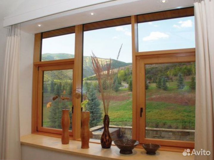 Окна деревянные