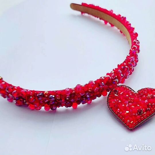 Ободок для волос ручной работы