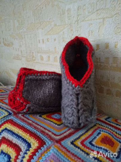 Вязаные следочки