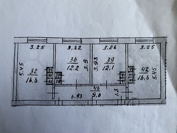 Комната 29,6 м² в 1-к., 4/5 эт.