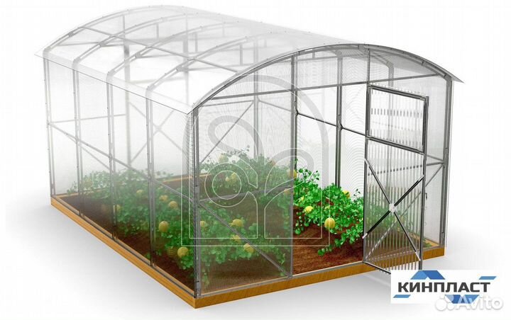 Теплица прямостенная