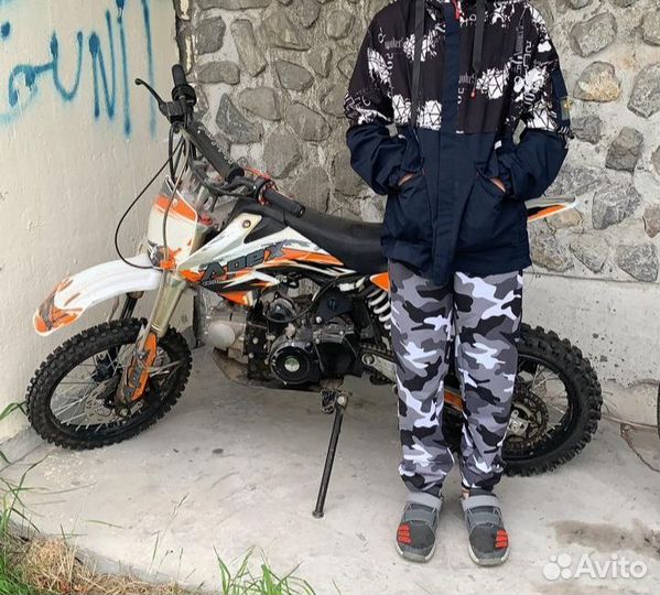 Детский питбайк motoland apex10 110cc 4т R14/12