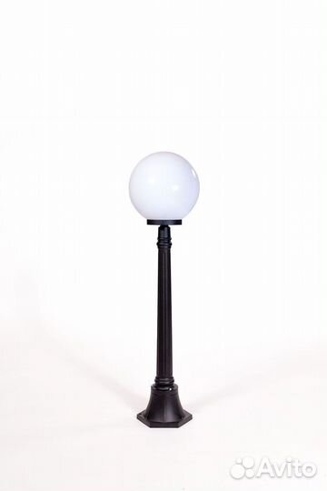 Фонарь уличный столб высокий 1-4м Шар