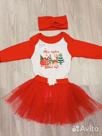 Новогодний костюм для девочки размер 62,74,80