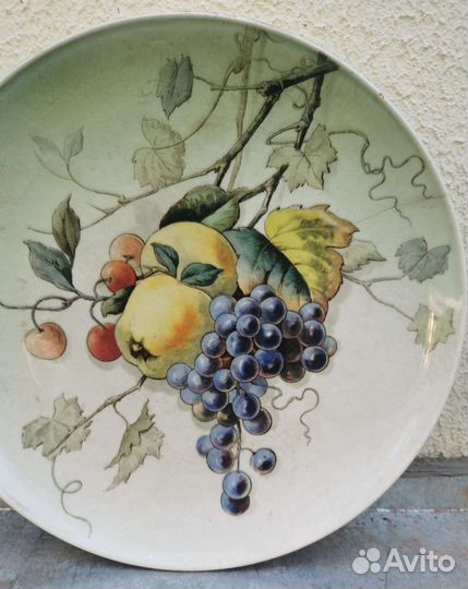 19 век villeroy boch mettlach. Настенная тарелка