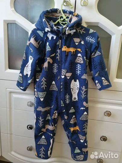 Комбинезон флисовый Crockid, размер 80