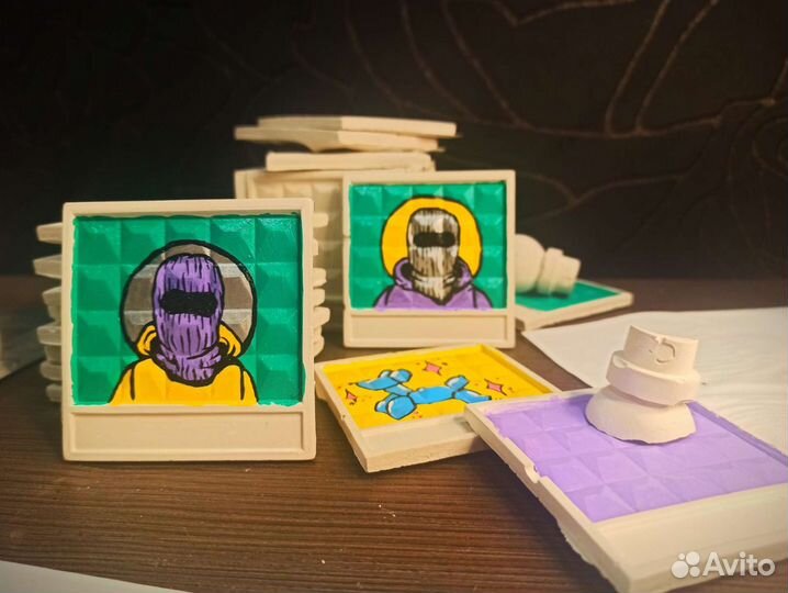 Сувенирный забор кашпо по 2 в миниатюре