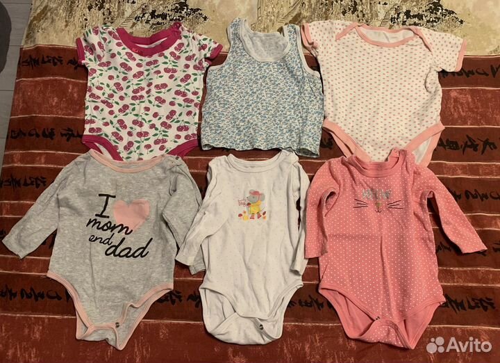 Пакет вещей для девочки 74-86