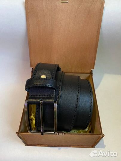 Ремень мужской (премиальная кожа) подарок